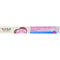 Los mejores  - FunCakes Disco de Fondant Bright White: Delicioso Sabor a Vainilla Libre de Halal- Kosher y Gluten. 36 cm de…